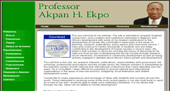 Desktop Screenshot of akpanhekpo.com